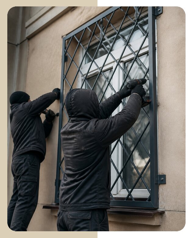 Установка антивандальных решеток на окна в Подольске